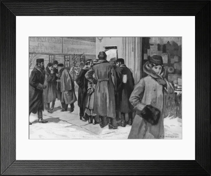 Framed Print : News from the War Framed Print : News from the War