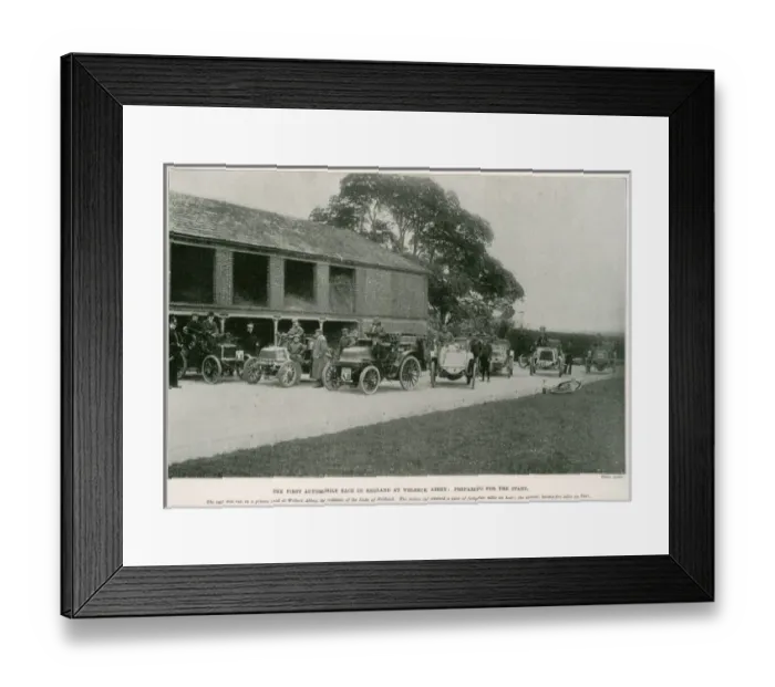 Framed Print : Welbeck Abbey Motor Race Framed Print : Welbeck Abbey Motor Race