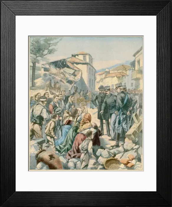Framed Print : Earthquake Calabria 05 Framed Print : Earthquake Calabria 05