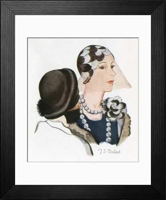 Framed Print : Feather Hat with Veil Framed Print : Feather Hat with Veil
