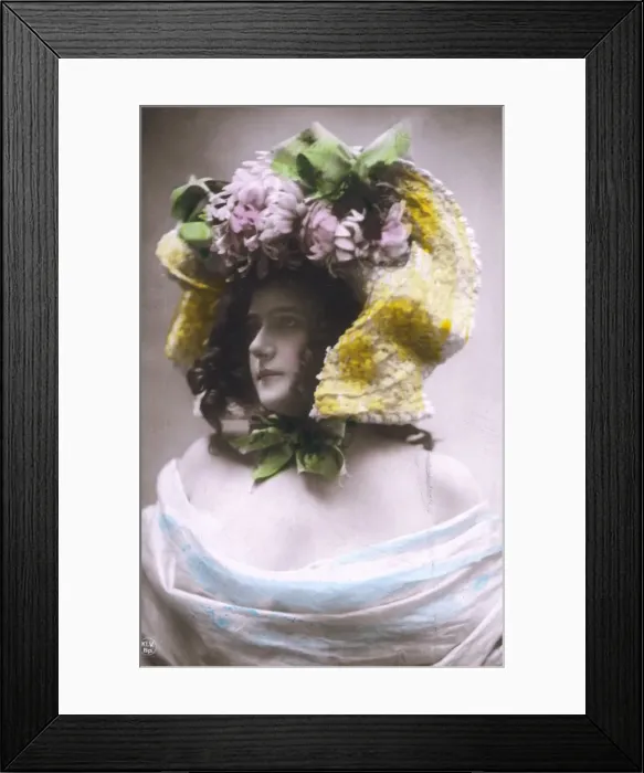 Framed Print : Fantastic Floral Hat Framed Print : Fantastic Floral Hat
