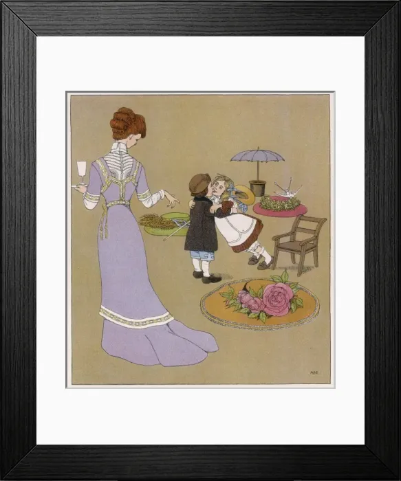 Framed Print : Hats Like Flower Beds Framed Print : Hats Like Flower Beds