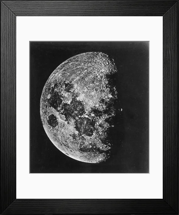 Framed Print : Moon on Tenth Day Framed Print : Moon on Tenth Day