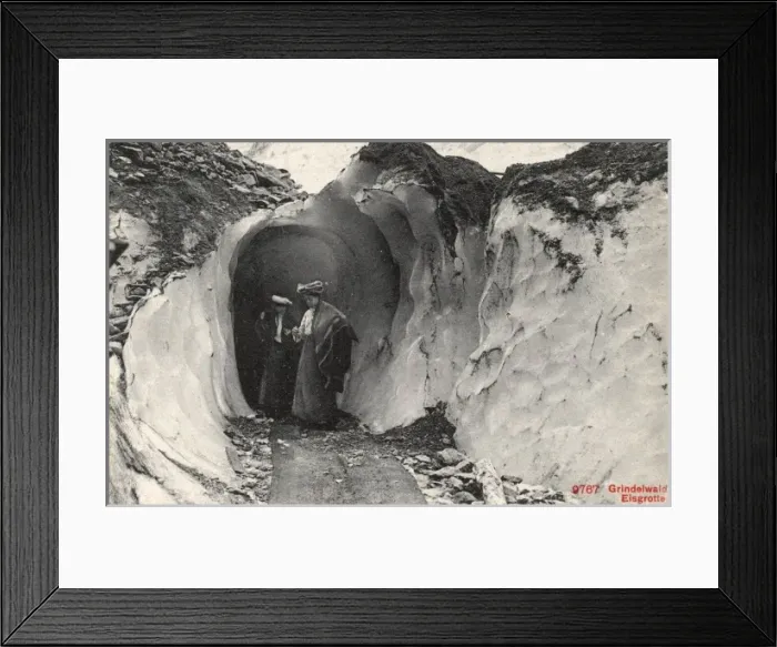 Framed Print : Ice Grotto in Alps Framed Print : Ice Grotto in Alps