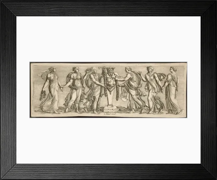 Framed Print : Pan Honoured by Ladies Framed Print : Pan Honoured by Ladies