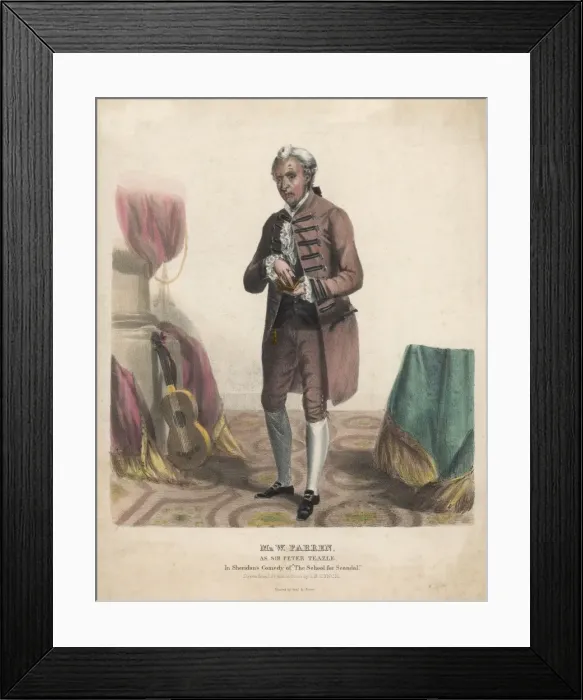 Framed Print : Farren as Teazle Framed Print : Farren as Teazle