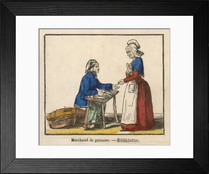 Framed Print : Market People - 4 Framed Print : Market People - 4