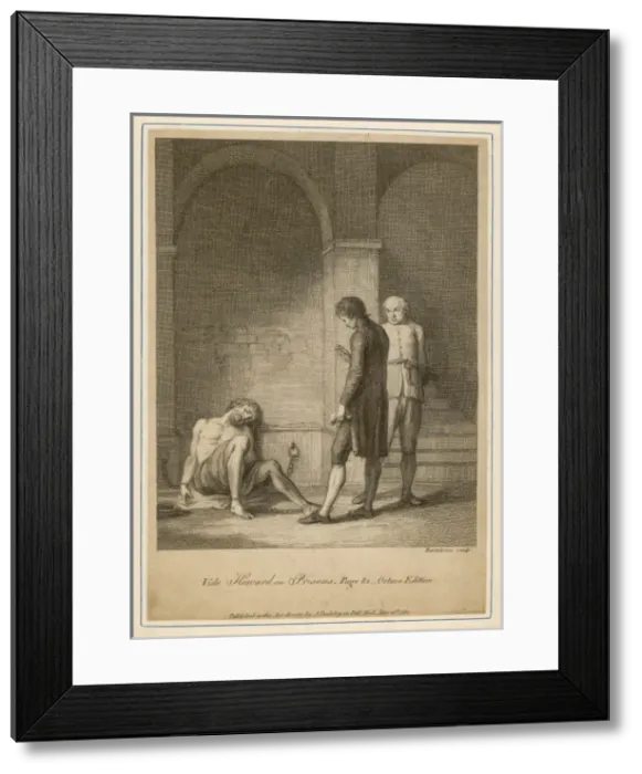 Framed Print : Howard Visits Prison Framed Print : Howard Visits Prison