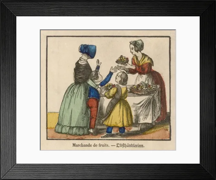 Framed Print : Market People - 3 Framed Print : Market People - 3