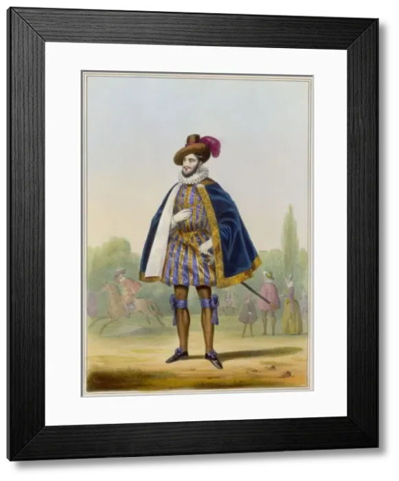 Framed Print : Man of James I Reign Framed Print : Man of James I Reign