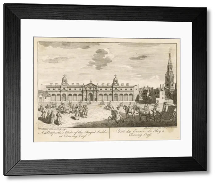 Framed Print : Royal Stables 1747 Framed Print : Royal Stables 1747
