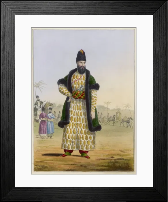 Framed Print : A Persian Khan Framed Print : A Persian Khan