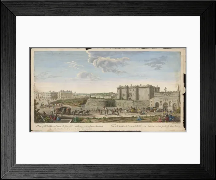 Framed Print : Paris / Bastille C1760 Framed Print : Paris / Bastille C1760
