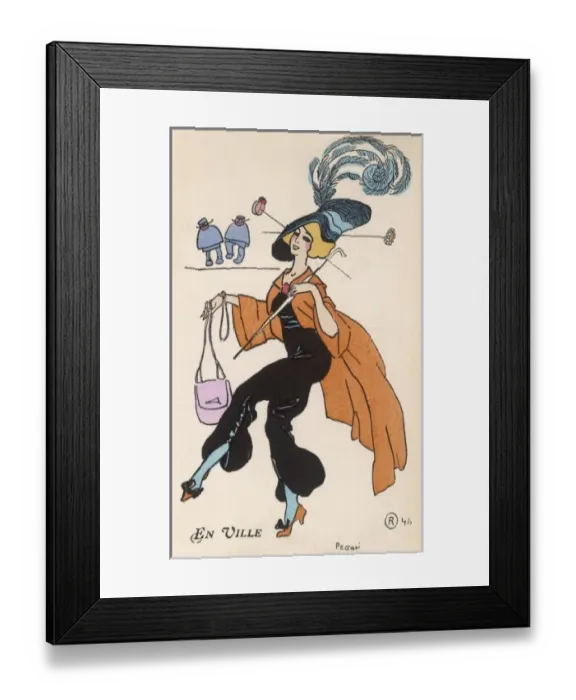 Framed Print : Fashionable Women Framed Print : Fashionable Women