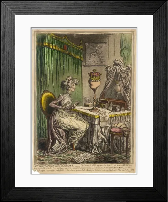 Framed Print : Girl and Coronet Framed Print : Girl and Coronet