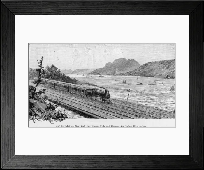 Framed Print : New York to Chicago Framed Print : New York to Chicago