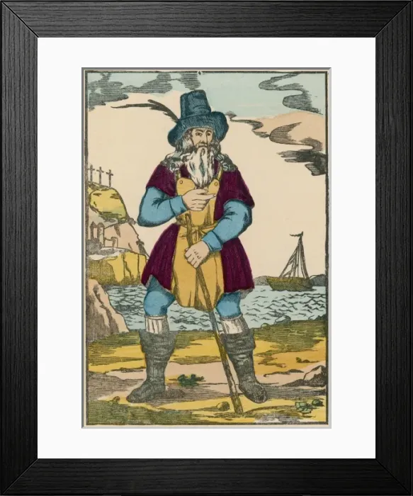 Framed Print : Wandering Jew (Epinal) Framed Print : Wandering Jew (Epinal)