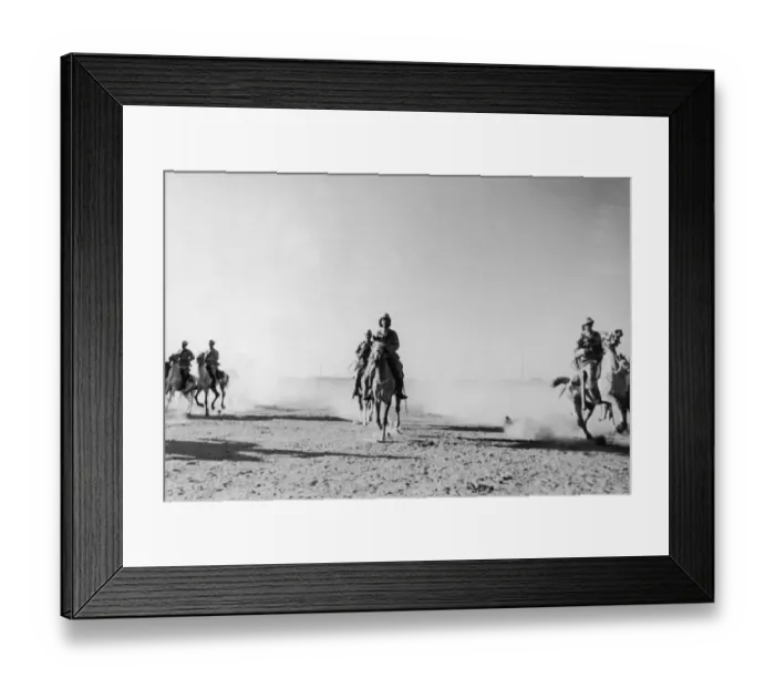 Framed Print : Mounted Troops in Iraq Framed Print : Mounted Troops in Iraq