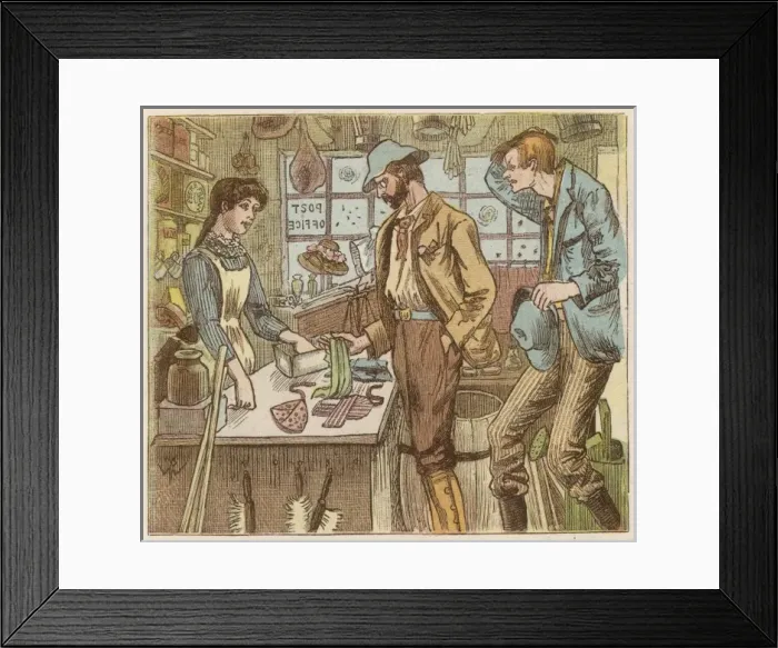 Framed Print : Village Shop Post Office Framed Print : Village Shop Post Office