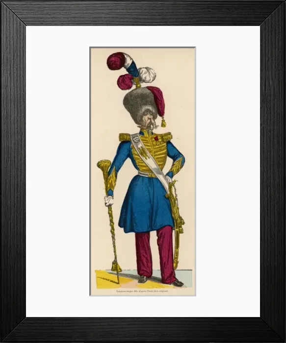Framed Print : French Drum Major Framed Print : French Drum Major