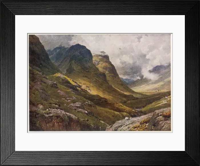 Framed Print : Glencoe / Palmer 1904 Framed Print : Glencoe / Palmer 1904