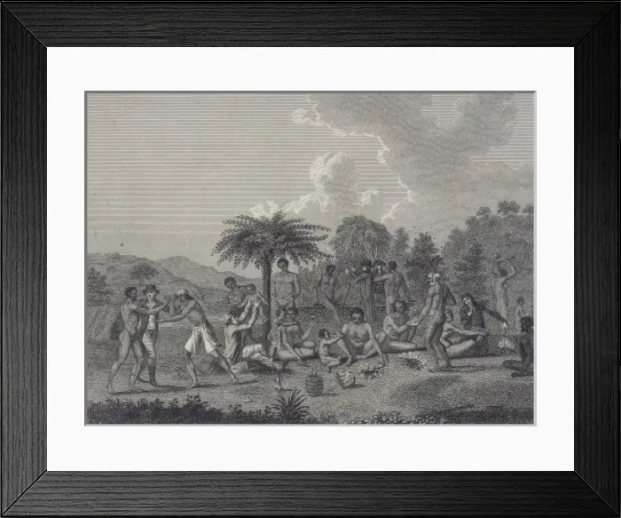 Framed Print : Cooking, New Zealand Framed Print : Cooking, New Zealand