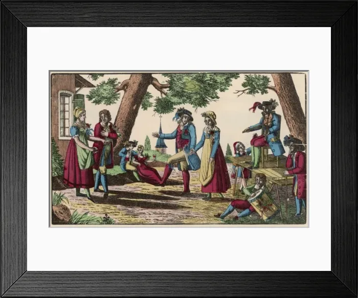 Framed Print : French Village Fete Framed Print : French Village Fete