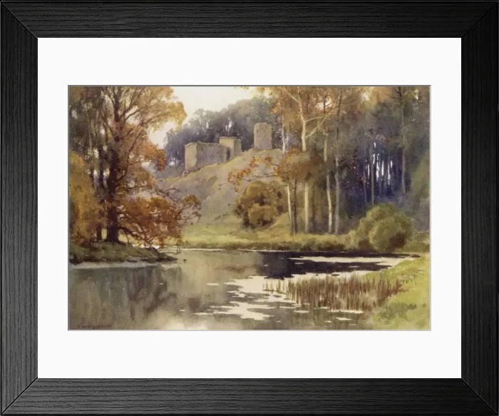 Framed Print : Roxburgh Castle C20 Framed Print : Roxburgh Castle C20
