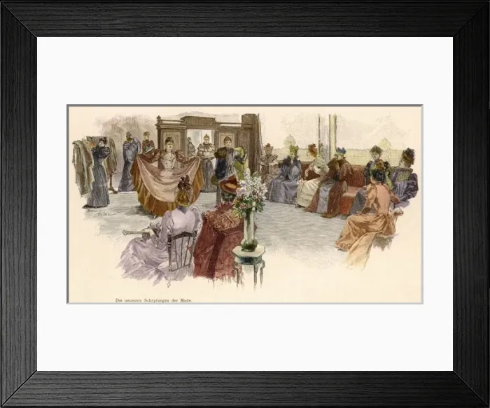 Framed Print : Gersons, Berlin C1895 Framed Print : Gersons, Berlin C1895