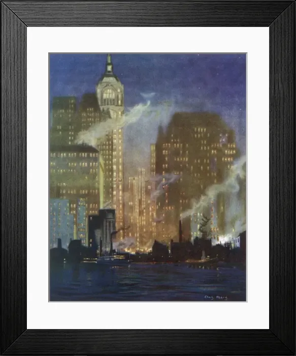 Framed Print : New York Harbour Framed Print : New York Harbour