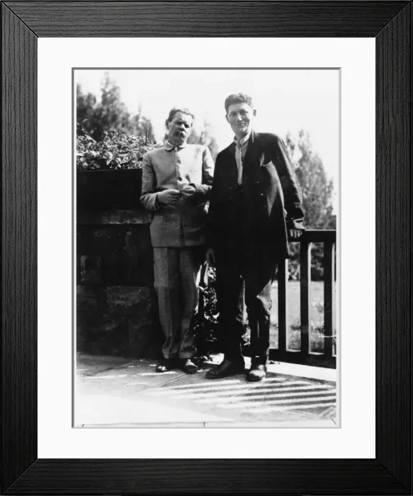 Framed Print : Maxim Gorky / Petrusov Framed Print : Maxim Gorky / Petrusov