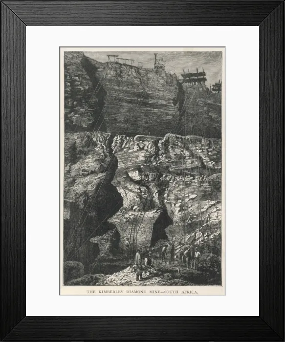 Framed Print : Diamond Mining / Kimberley Framed Print : Diamond Mining / Kimberley