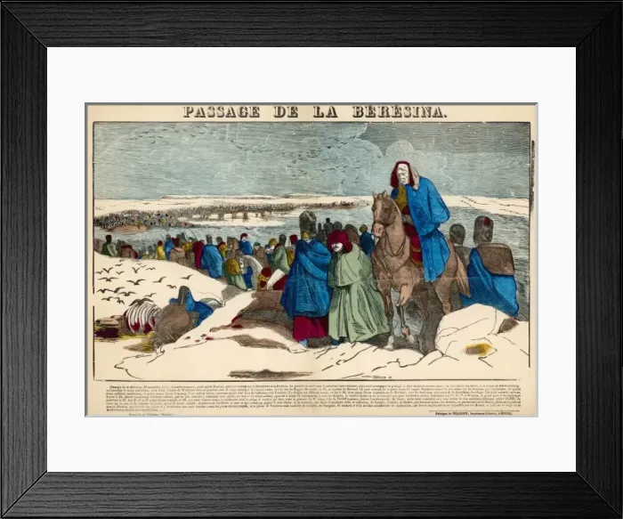 Framed Print : Crossing the Berezina Framed Print : Crossing the Berezina