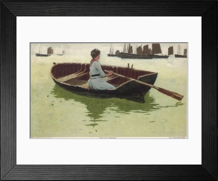 Framed Print : Watching the Boats Framed Print : Watching the Boats