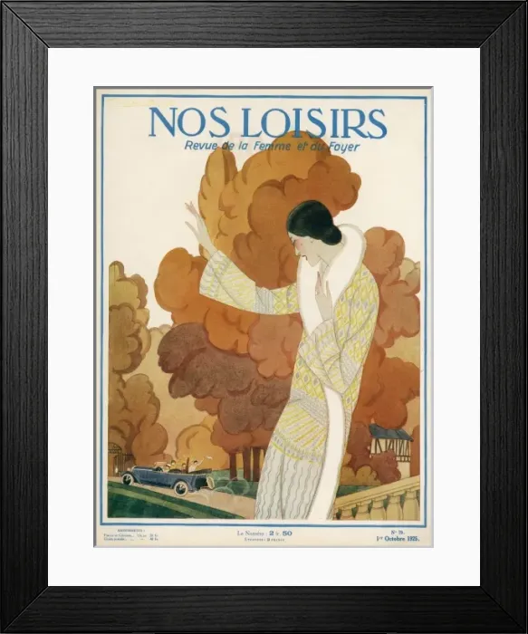 Framed Print : Female Type / Loisirs 1925 Framed Print : Female Type / Loisirs 1925