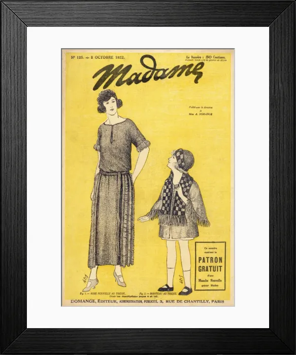 Framed Print : Checkerboard Scarf 1922 Framed Print : Checkerboard Scarf 1922