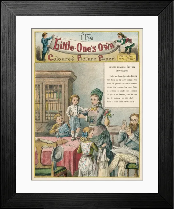 Framed Print : Leaving Off Petticoats Framed Print : Leaving Off Petticoats