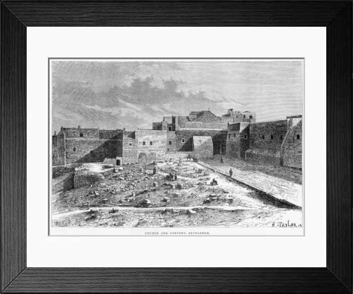 Framed Print : Palestine Bethlehem Framed Print : Palestine Bethlehem