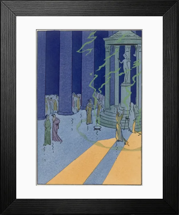 Framed Print : Worshipping a deity Framed Print : Worshipping a deity
