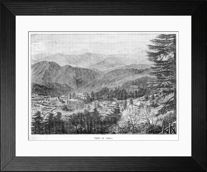 Framed Print : India / Simla Framed Print : India / Simla