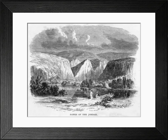 Framed Print : Israel River Jordan Framed Print : Israel River Jordan