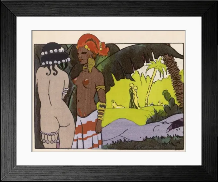 Framed Print : Naked sensualists Framed Print : Naked sensualists