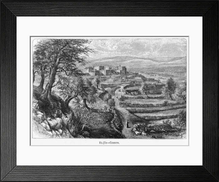 Framed Print : Israel El Jib Gibeon Framed Print : Israel El Jib Gibeon