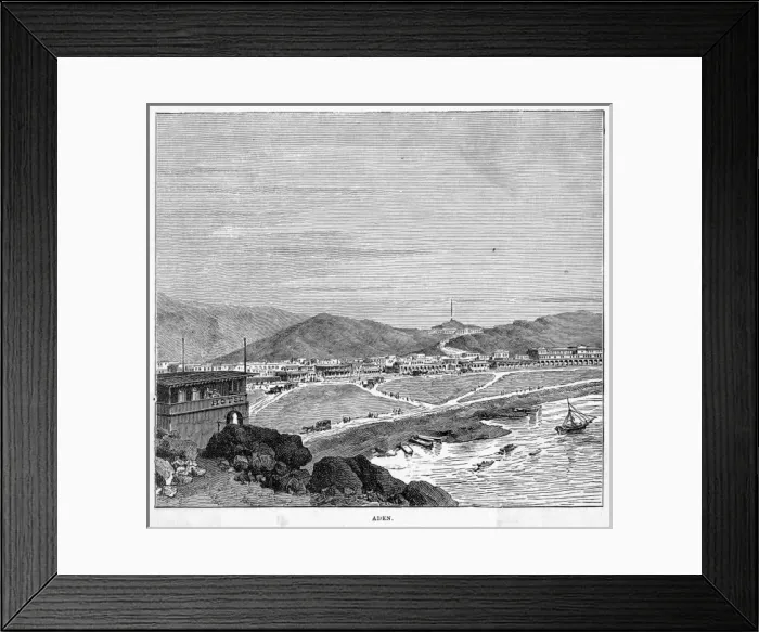 Framed Print : YEMEN ADEN Framed Print : YEMEN ADEN