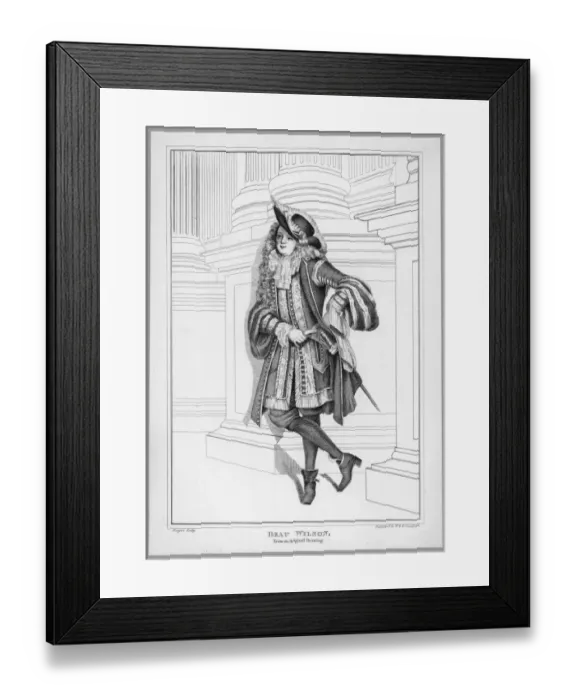 Framed Print : C1690 BEAU (COSTUME) Framed Print : C1690 BEAU (COSTUME)