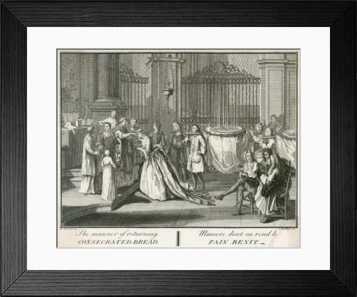 Framed Print : Mass / Taking Bread Framed Print : Mass / Taking Bread