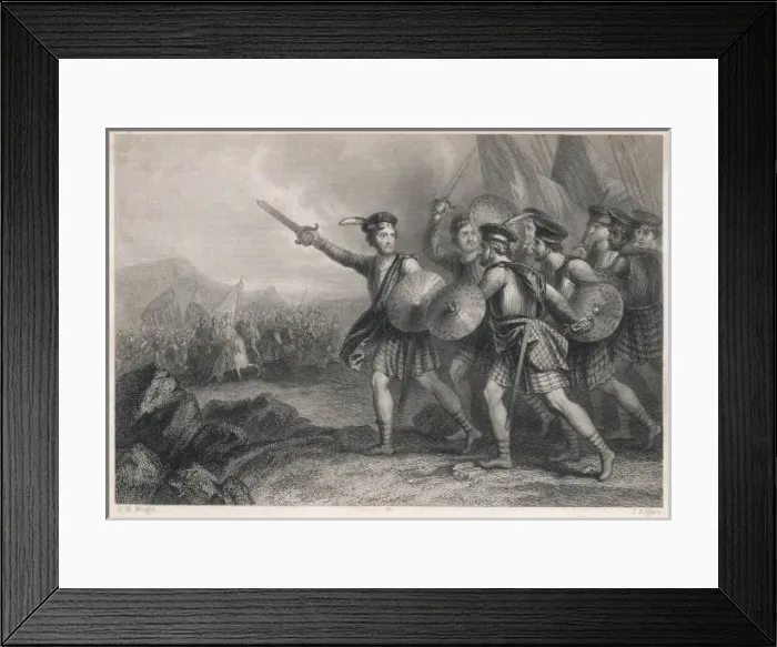 Framed Print : Burns / Bannockburn March Framed Print : Burns / Bannockburn March