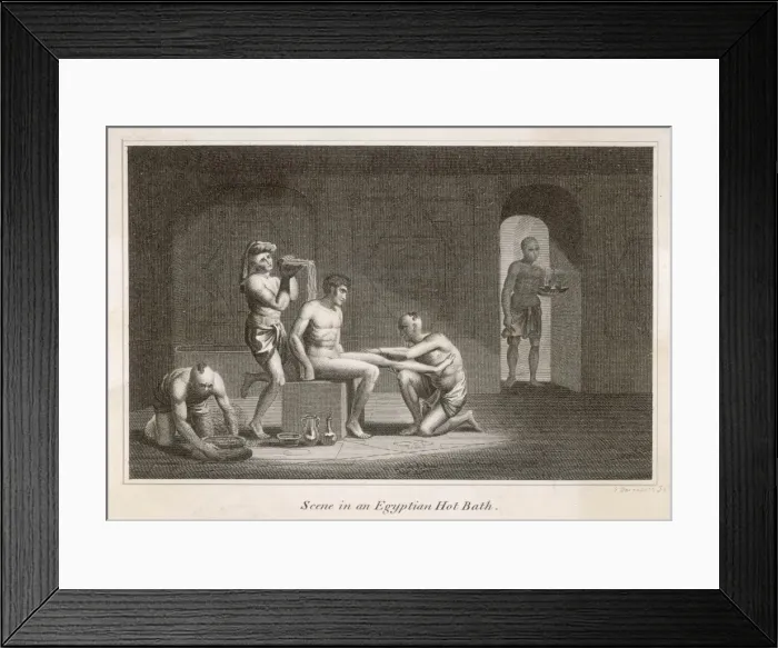Framed Print : Massage  /  Egypt  /  Davenport