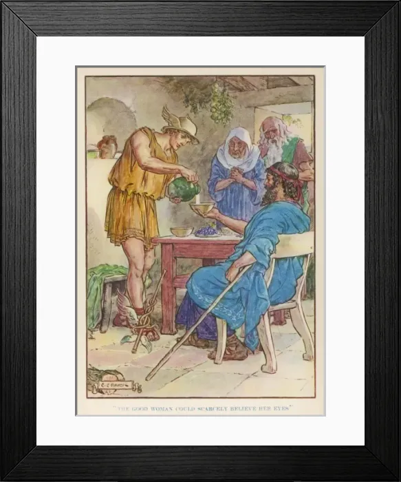 Framed Print : Philemon & Baucis Framed Print : Philemon & Baucis