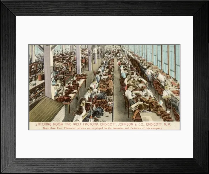 Framed Print : Shoe Factory Interior Framed Print : Shoe Factory Interior